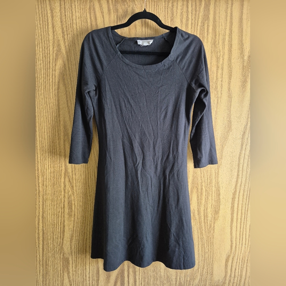 Synergy Organic Clothing Charcoal Long Sleeve Dress
